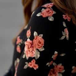 Black Floral Long Sleeve Tee -Women's Clothing Store BB 4268 de3489b9 e6ab 41d8 8f71 7fe7c3adc9a5