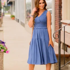 Ruched Top Tank Midi Dress -Women's Clothing Store BB 4282 a028ce05 4c37 4db7 b6d8 53e9d54176cc 961745