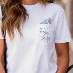 Farm Wife Pocket Graphic Tee -Women's Clothing Store BB 4294 5334b97e f784 42ca b8a9 1665741b7998 998404