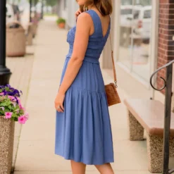 Ruched Top Tank Midi Dress -Women's Clothing Store BB 4304 02176c92 4b5c 4ef1 bcf4 02a16ebb601a 937534