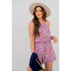 Colorful Floral Romper -Women's Clothing Store BB 4317 7b99f764 3044 4163 9c22 2571823d4786 799915