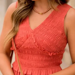 Ruched Top Tank Midi Dress -Women's Clothing Store BB 4322 59f7a214 5b5e 4820 9ee0 90b77249dadd 626276