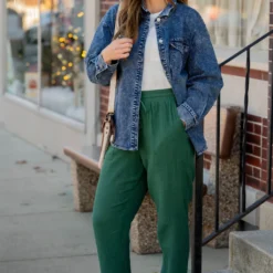 Gauze Tassel Accented Pants -Women's Clothing Store BB 4337