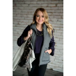 Solid Outlined Polka Dot Vest 30 Solid Outlined Polka Dot Vest -Women's Clothing Store BB 4346