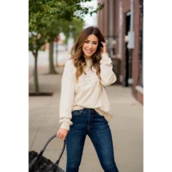 Good Things Are Coming Cursive Graphic Crewneck -Women's Clothing Store BB 4355 05e7ccb5 885e 4f49 929d e344e4694027