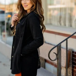 Simple Corded Side Slit Shacket 12 Simple Corded Side Slit Shacket -Women's Clothing Store BB 4365 82d3d31e 121f 4410 a608 46f921e3fa14