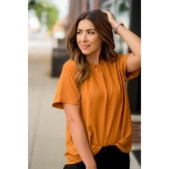 Betsey's Cinch Neck Blouse -Women's Clothing Store BB 4378 0895fae5 442c 463b 9577 26cdcf5ccc34