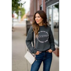 Together Graphic Crewneck -Women's Clothing Store BB 4412 fd023bbb 4504 416c 8762 b314aef09e5d