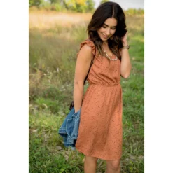 Speckled V-Neck Dress -Women's Clothing Store BB 4427 7f4f5c63 5b47 460e a1a7 52fec3a43c1d