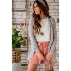 Gauze Dual Fringe Shorts -Women's Clothing Store BB 4437 cf9934e9 af88 4a26 a52a 0b15462a08e8