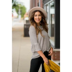 Accented Flutter Blouse 23 Accented Flutter Blouse -Women's Clothing Store BB 4446 9b67bbcd b6cf 4617 b569 158678451551