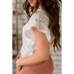 Micro Dot Flutter Down Blouse -Women's Clothing Store BB 4447 d0591f34 1eee 4bb5 99a9 f6de33270b1d