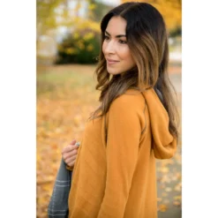 Two-Toned Knotted Front Hoodie -Women's Clothing Store BB 4472 e771528a 0d37 42ff b250 3b174fbf986f