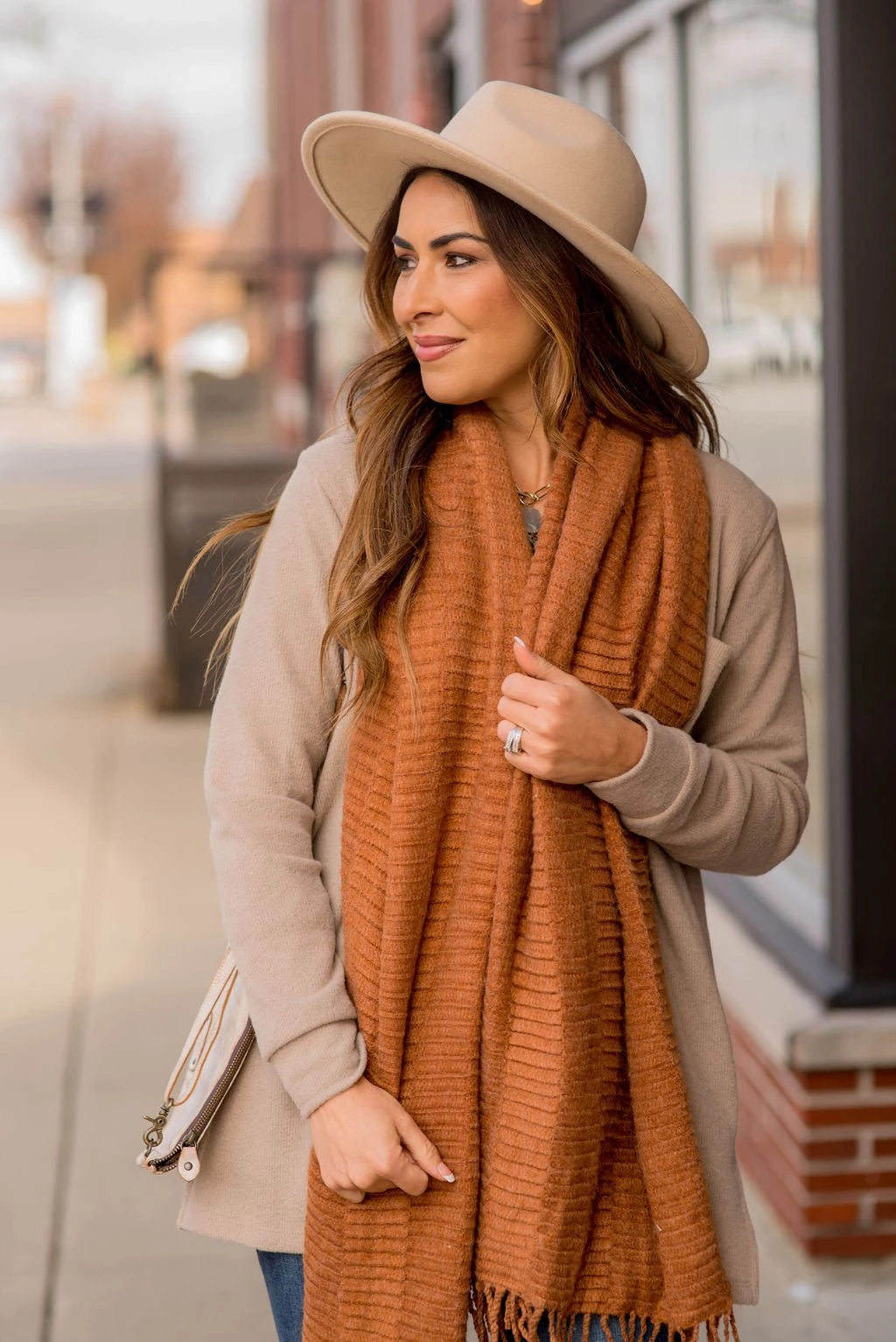 Mixed Ribs Scarf 1 Mixed Ribs Scarf