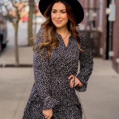 Life Of The Party Ruffle Accented Dress