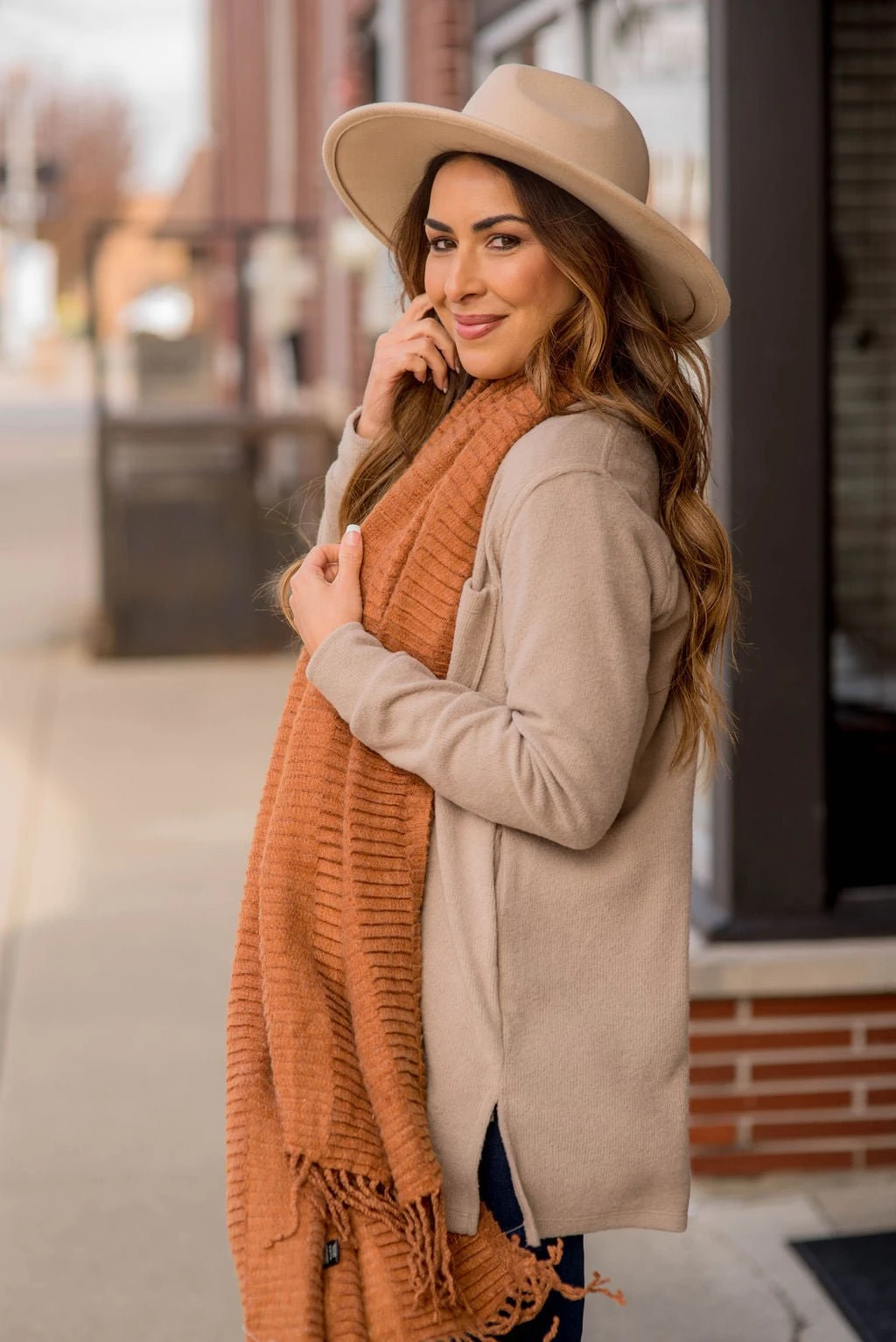 Mixed Ribs Scarf 2 Mixed Ribs Scarf - Image 2