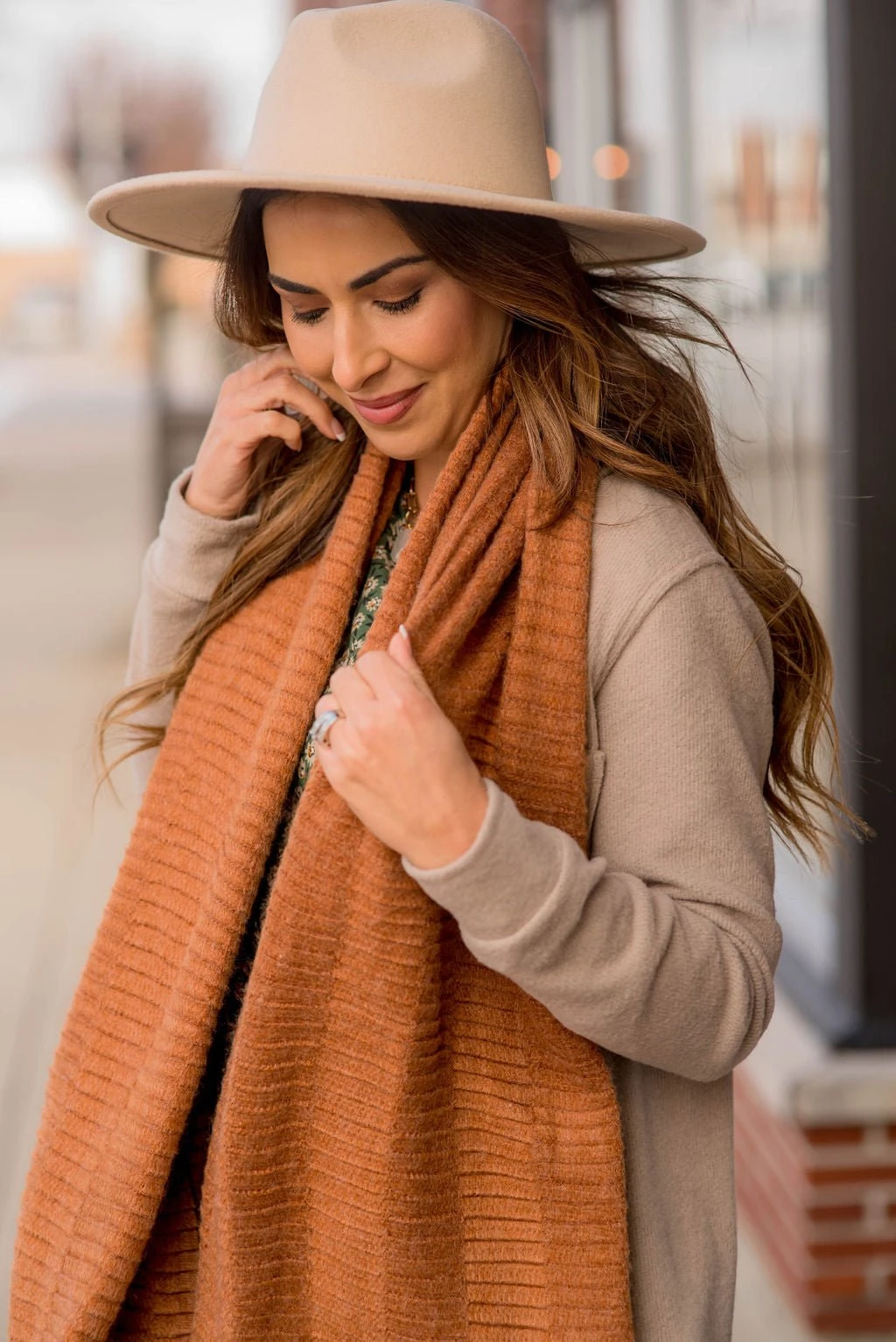 Mixed Ribs Scarf 4 Mixed Ribs Scarf - Image 4