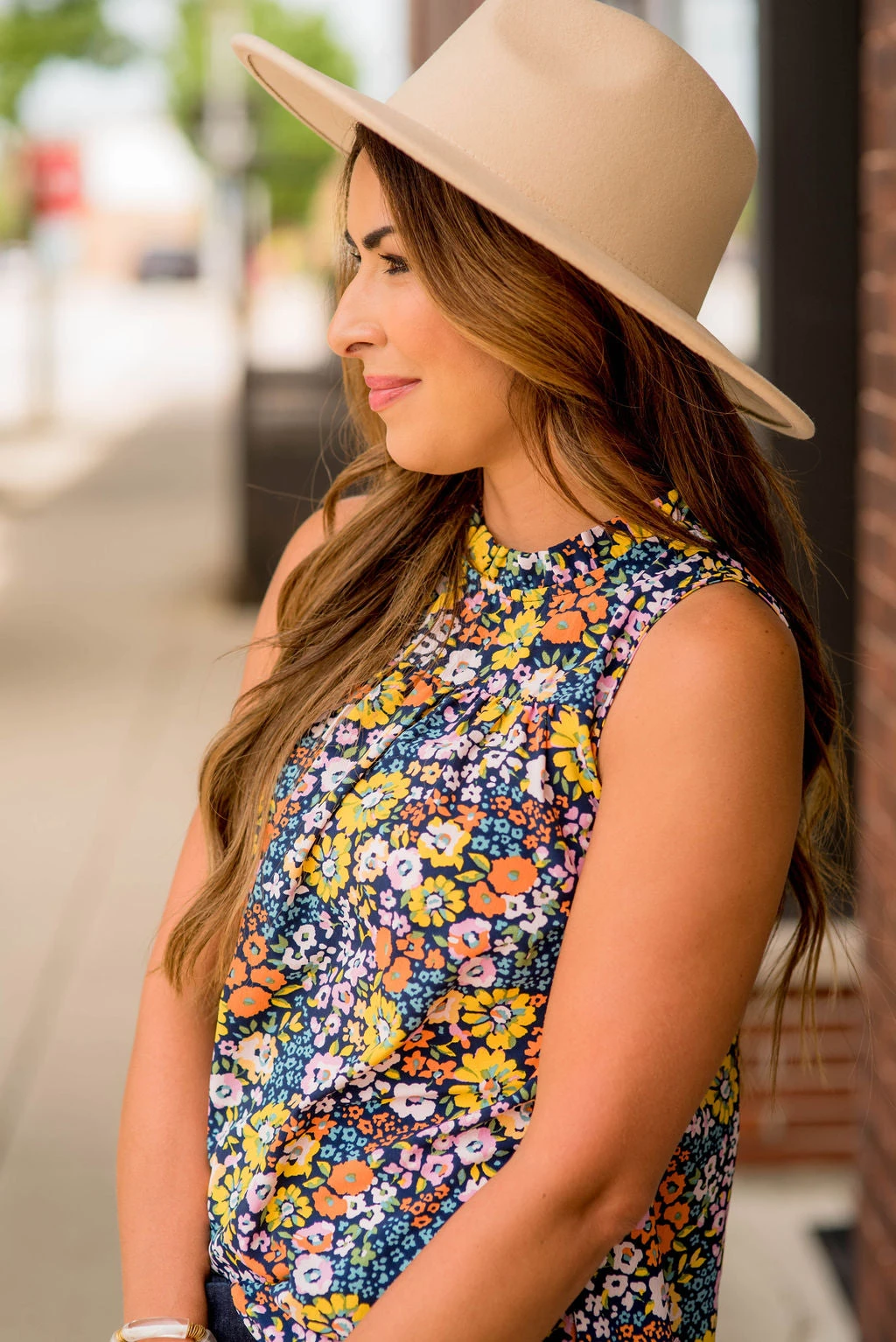 Retro Blooms Bibbed Tank 4 Retro Blooms Bibbed Tank - Image 4