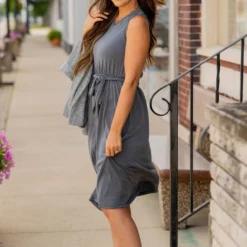 Simple Tie Waist Tank Midi Dress -Women's Clothing Store BB 4505 bf588b2e b0f8 4995 bb80 778f094e2898 249621