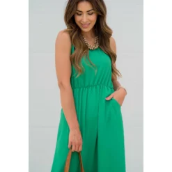 Woven Dressy Kelly Green Pocket Maxi -Women's Clothing Store BB 4620 22141332 db51 48f8 ae96 00d6e9d94f07