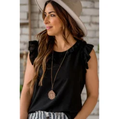 Dressy Ruffle Trim Tank 29 Dressy Ruffle Trim Tank -Women's Clothing Store BB 4628 293ce85b 01fe 417f a1ba 600445cb0470