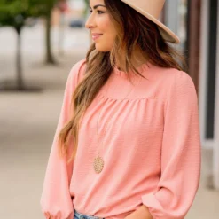 Classy Cinched Neck Blouse -Women's Clothing Store BB 4628 e324a13a 8aea 4cc3 9aba 889256b7d775 538878