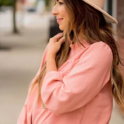 Classy Cinched Neck Blouse -Women's Clothing Store BB 4631 54758f1c 4663 4ebb a60d cfda41428411 183526