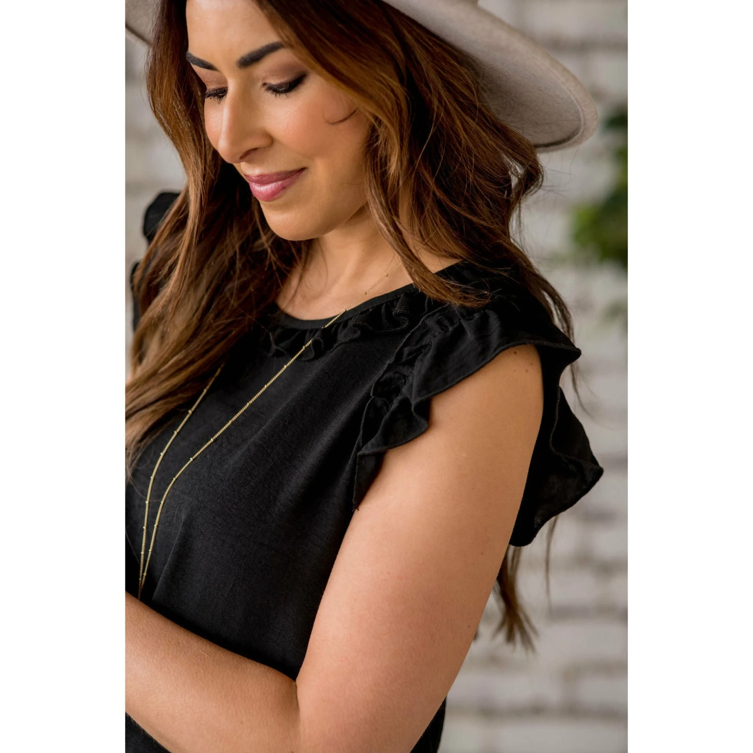 Dressy Ruffle Trim Tank 13 Dressy Ruffle Trim Tank - Image 13