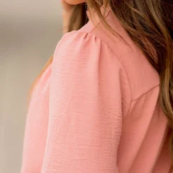 Classy Cinched Neck Blouse -Women's Clothing Store BB 4640 187e9fde f976 4a00 b5c2 2f0942fe0ecf 921790