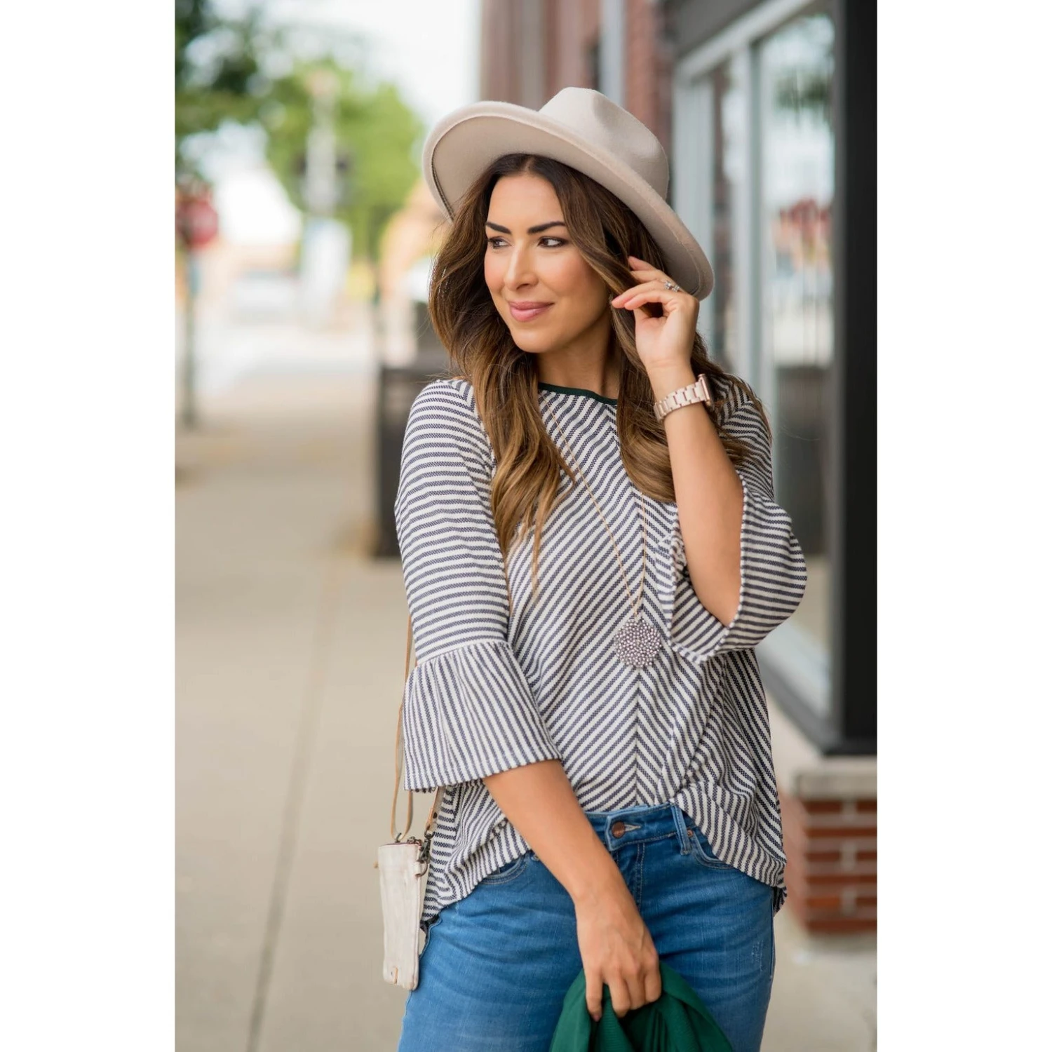 Accented Flutter Blouse 12 Accented Flutter Blouse - Image 12