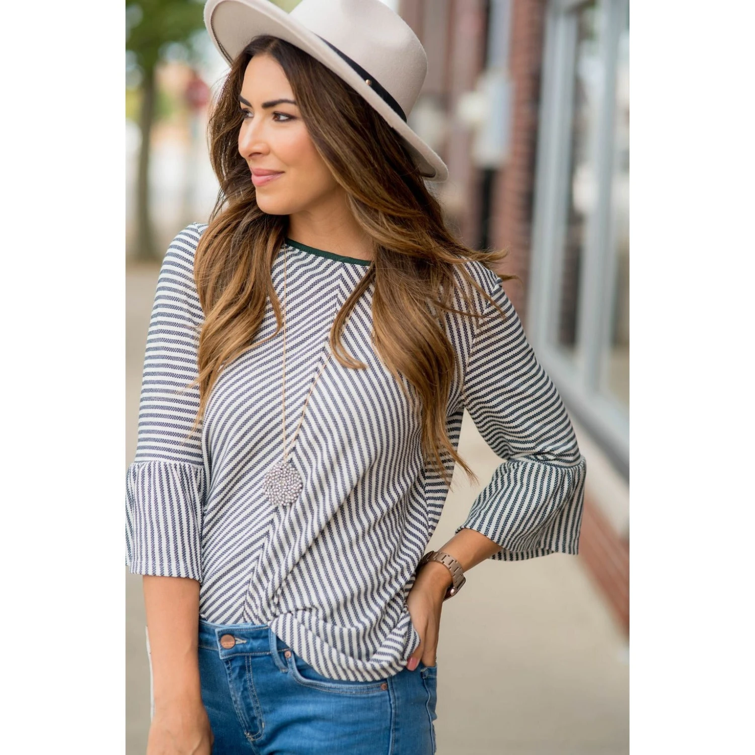 Accented Flutter Blouse 14 Accented Flutter Blouse - Image 14