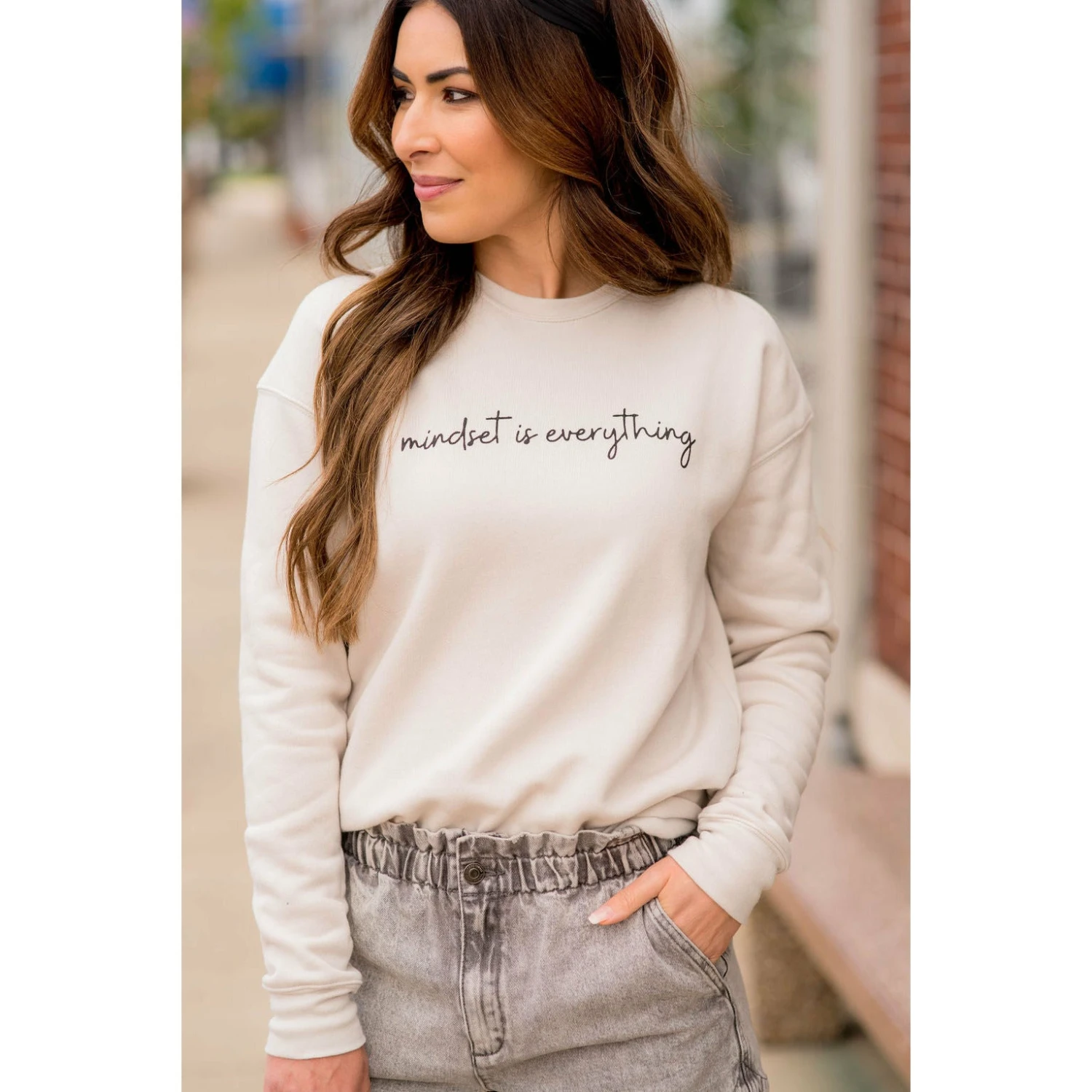Mindset Is Everything Graphic Crewneck 4 Mindset Is Everything Graphic Crewneck - Image 4