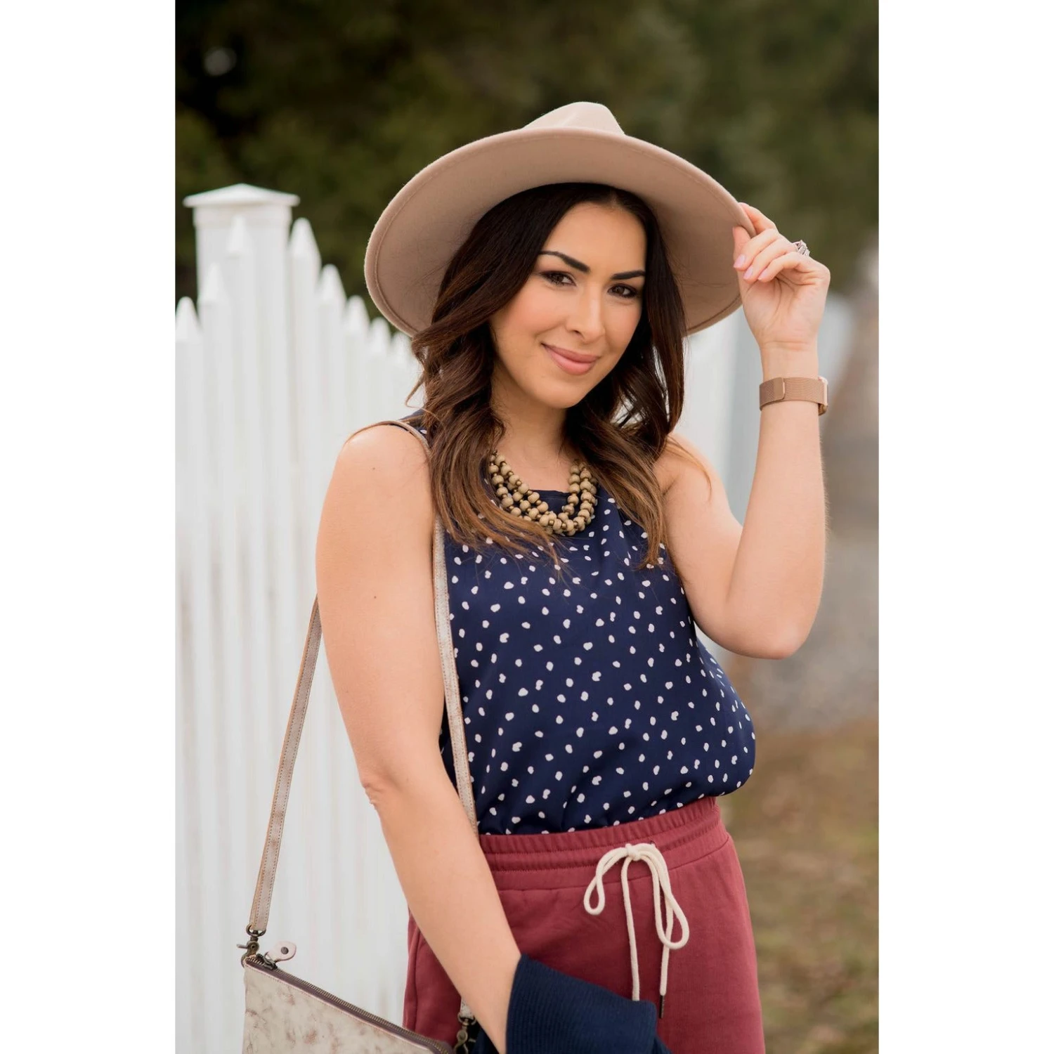 Spotted Peep Back Tank 8 Spotted Peep Back Tank - Image 8