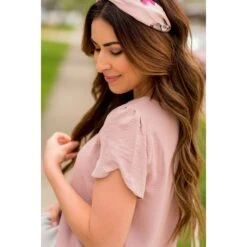 Capped Two Scallop Sleeve Tee 30 Capped Two Scallop Sleeve Tee -Women's Clothing Store BB 4708 5c509f4b d7ed 47f5 8738 e461b749963c