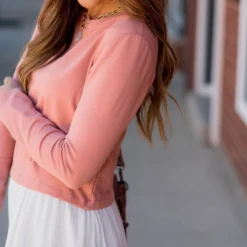 Ruffle Bottom Long Sleeve Tee -Women's Clothing Store BB 4726 3bf7a8f1 4d30 413f b4a0 8dde725eab3b 653807