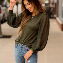 Swiss Dot Long Sleeve Blouse 26 Swiss Dot Long Sleeve Blouse -Women's Clothing Store BB 4726 6eae93bc 3e38 4dc1 86c3 37634290e380 797780