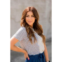 Tie Waisted Shorts -Women's Clothing Store BB 4748 44921b29 8b18 4a23 87a3 ac86cd4f55cd