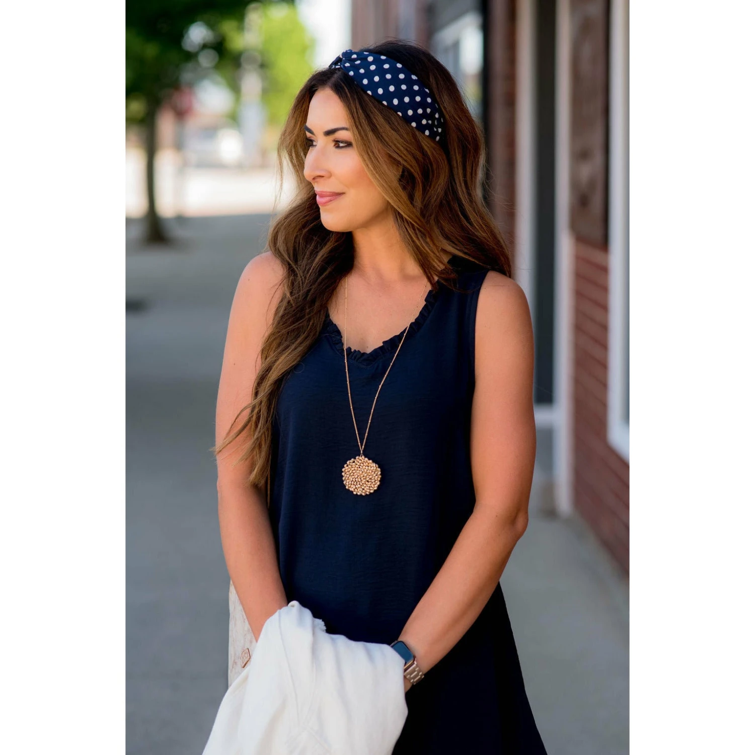 Ruffle V-Neck Tunic Tank 5 Ruffle V-Neck Tunic Tank - Image 5