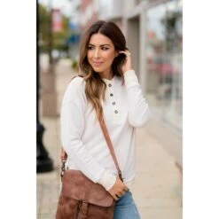 Mock Layered Button Thermal Sweatshirt 26 Mock Layered Button Thermal Sweatshirt -Women's Clothing Store BB 4786 16063208 1a50 4128 a532 8acb2c265b8e