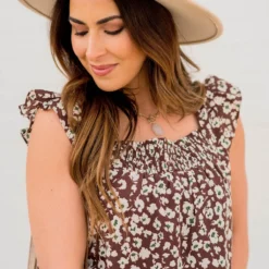 Scattered Blooms Ruche Accented Blouse 22 Scattered Blooms Ruche Accented Blouse -Women's Clothing Store BB 4817 f7f8600f 05e1 4c2e aec5 c13d55689d7c 654366