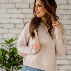 Everyday Half Zip Hoodie -Women's Clothing Store BB 4820 0444f2ed 676e 447a bb24 03776d586f2f 343678