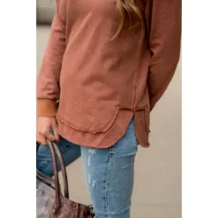 Posh Raw Ruffle Edged Crewneck 26 Posh Raw Ruffle Edged Crewneck -Women's Clothing Store BB 4824 d5af71d7 dfa2 4f85 8ca4 4c8b98118b16