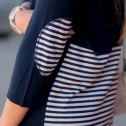 Striped Bottom Long Sleeve Tunic Tee -Women's Clothing Store BB 4850 23c996cf c6cd 4a91 8ad5 94462c707e81 569462