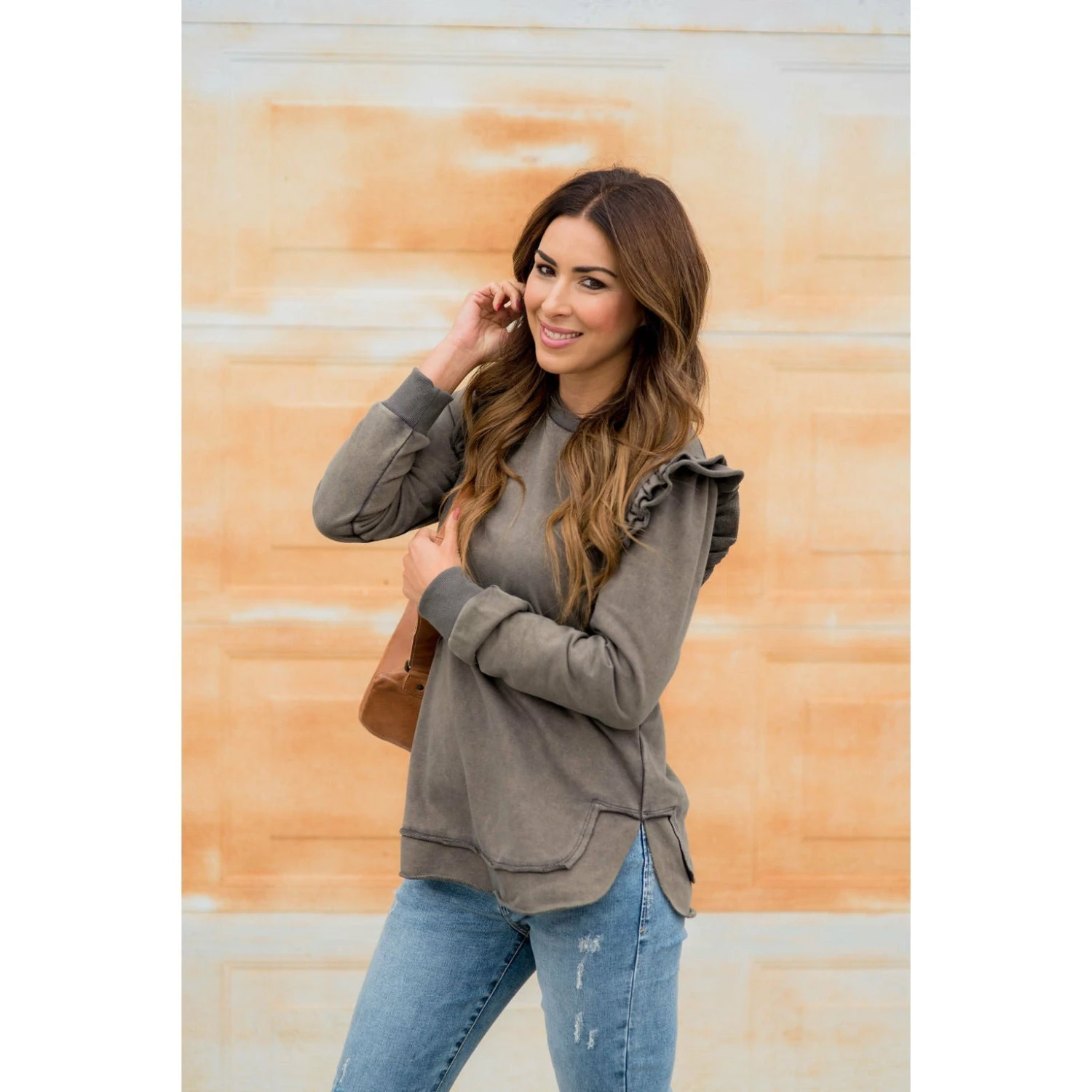 Posh Raw Ruffle Edged Crewneck 15 Posh Raw Ruffle Edged Crewneck - Image 15