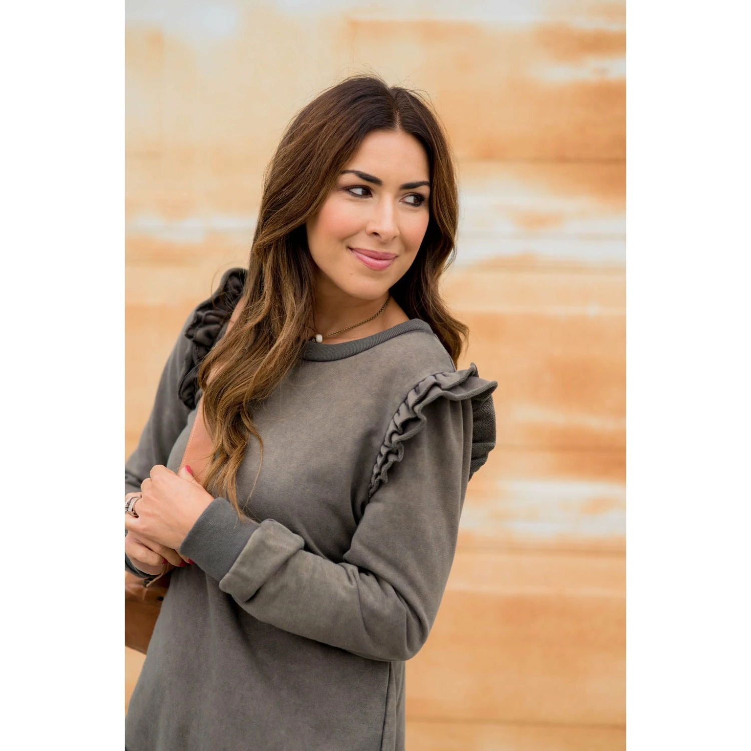 Posh Raw Ruffle Edged Crewneck 16 Posh Raw Ruffle Edged Crewneck - Image 16