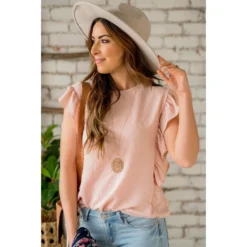 Micro Dot Flutter Down Blouse -Women's Clothing Store BB 4864 fae2416d c6c6 4926 9277 9eb294faa8a6