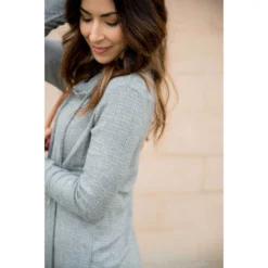 Heathered Cowl Neck Sweatshirt -Women's Clothing Store BB 4867 3a3ac975 fd37 4817 a532 0c48459147e8