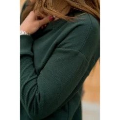 Essential Side Zip Crewneck -Women's Clothing Store BB 4885 19b3e5e6 4a9f 46f9 97d7 07212ac78d5e
