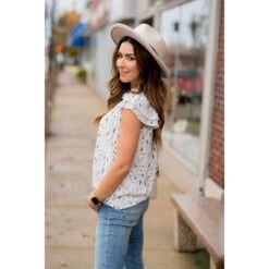 Extravagantly Marbled Watercolor Flutter Blouse -Women's Clothing Store BB 4934 31ce48d1 40eb 4eea 9cb0 1ce278bd2b75