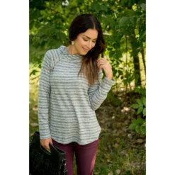 Micro Striped Hoodie -Women's Clothing Store BB 4935 ad8f3ad9 5262 47a4 850f f7673c4ff6dc